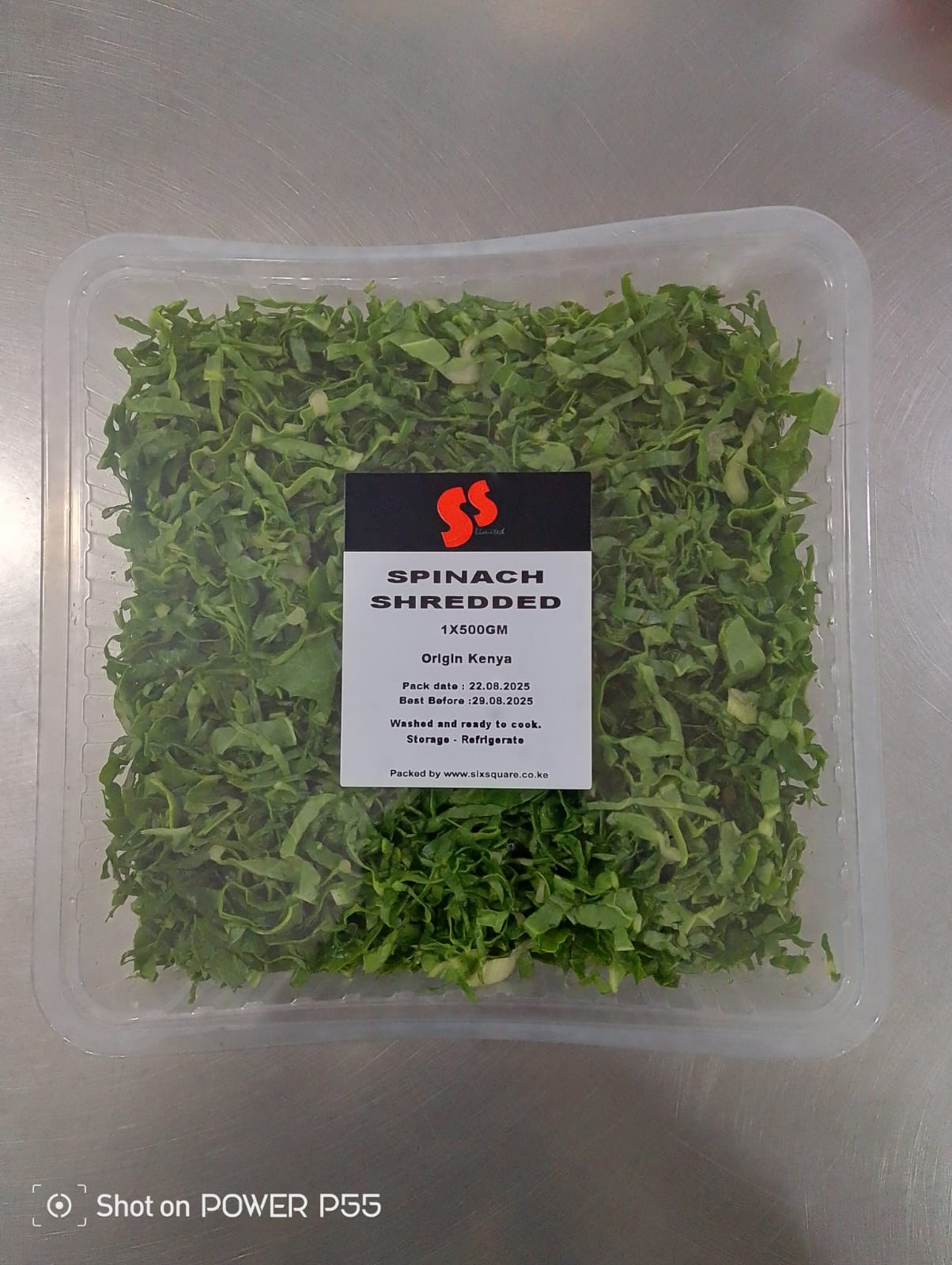 Shredded Spinach